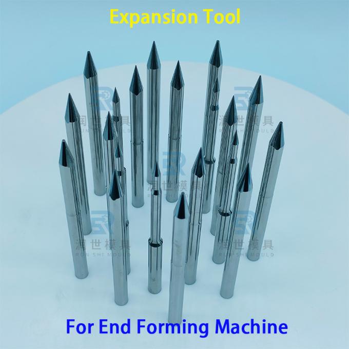 Close-up of Φ3.1 expanding tool showing precision machining